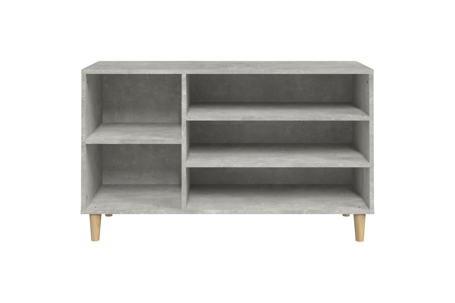vidaXL 819744 Shoe Cabinet Concrete Grey 102x36x60cm Engineered Wood