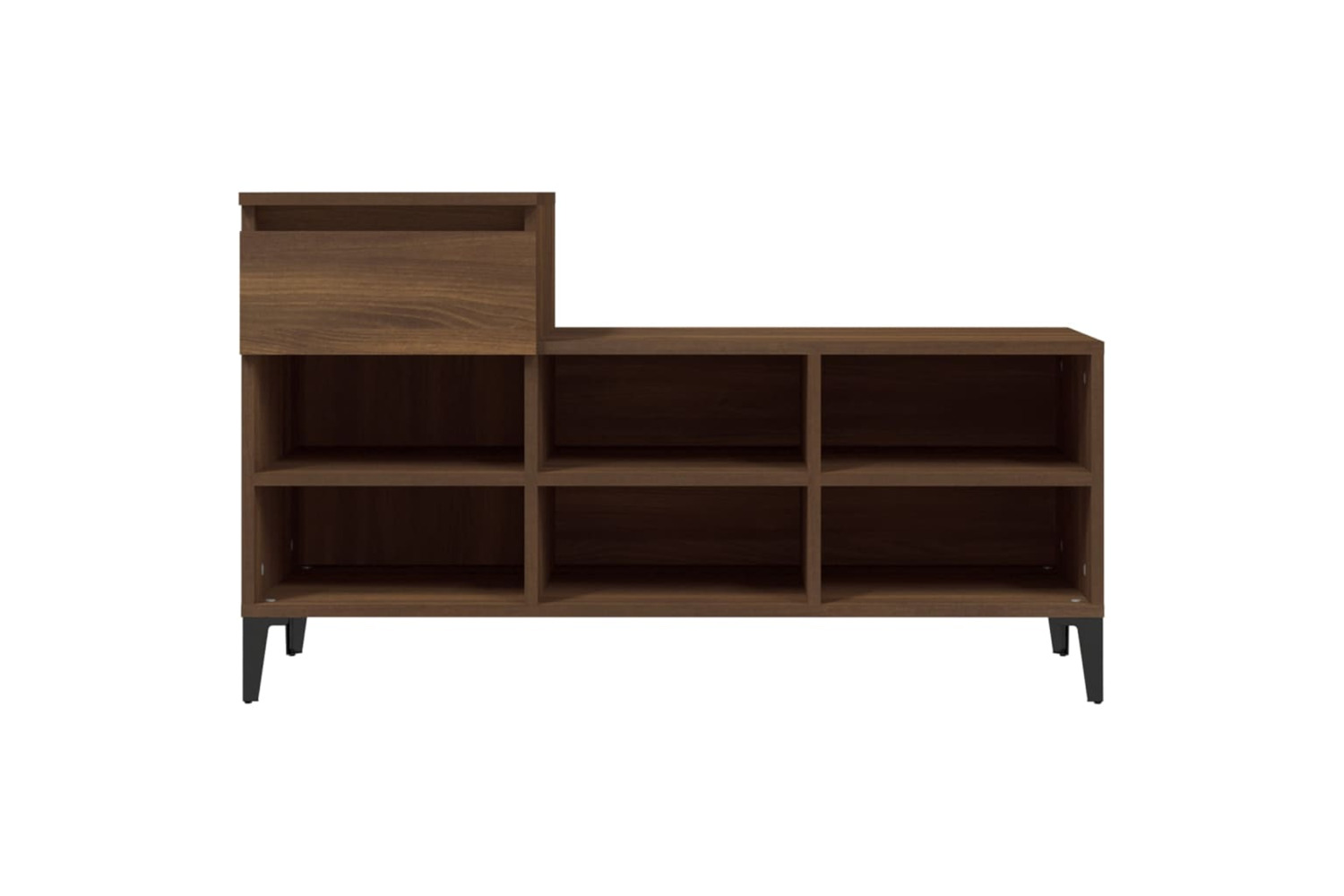 vidaXL 821219 Shoe Cabinet Brown Oak 102x36x60cm Engineered Wood