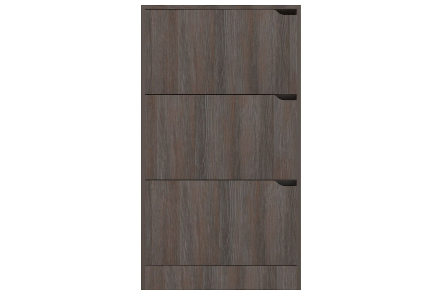 vidaXL 338128 Shoe Cabinet With 3 Doors Grey Sonoma Oak 59x24x105cm Engineered Wood