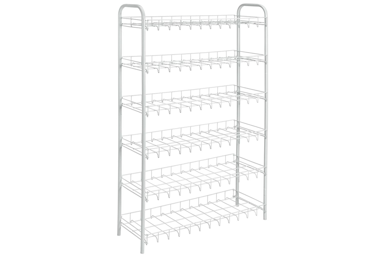 Metaltex 430405 6-tier Shoe Rack Shoe 6 White
