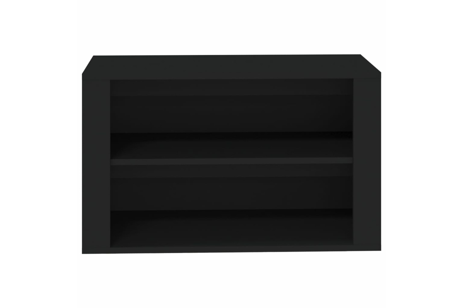 vidaXL 816897 Shoe Rack Black 75x35x45cm Engineered Wood