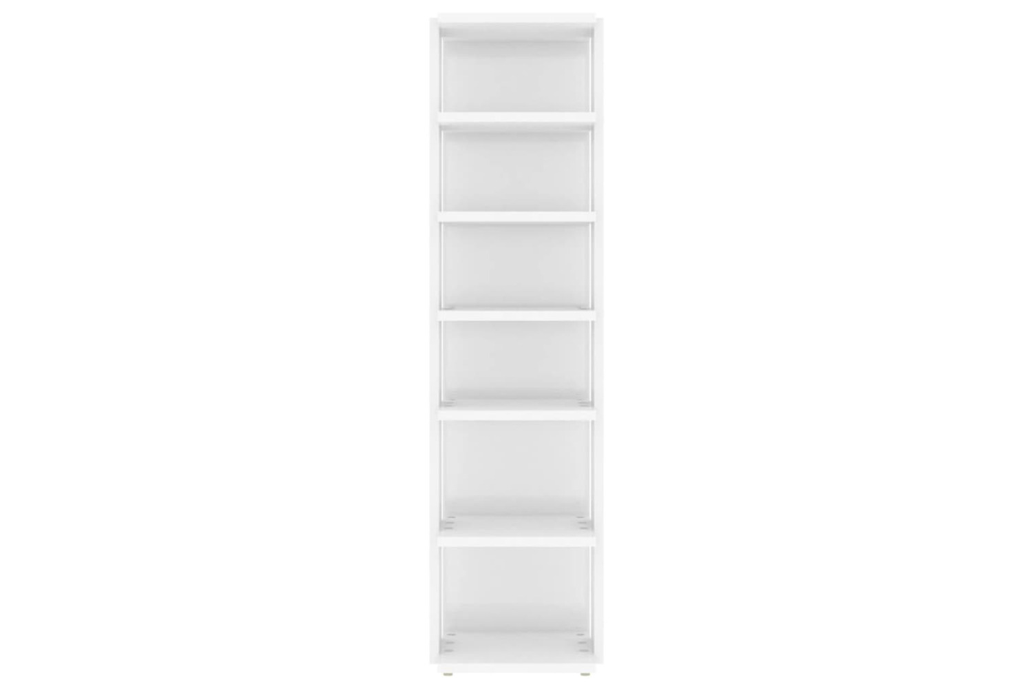 vidaXL 808497 Shoe Cabinet High Gloss White 27.5x27x102cm Engineered Wood