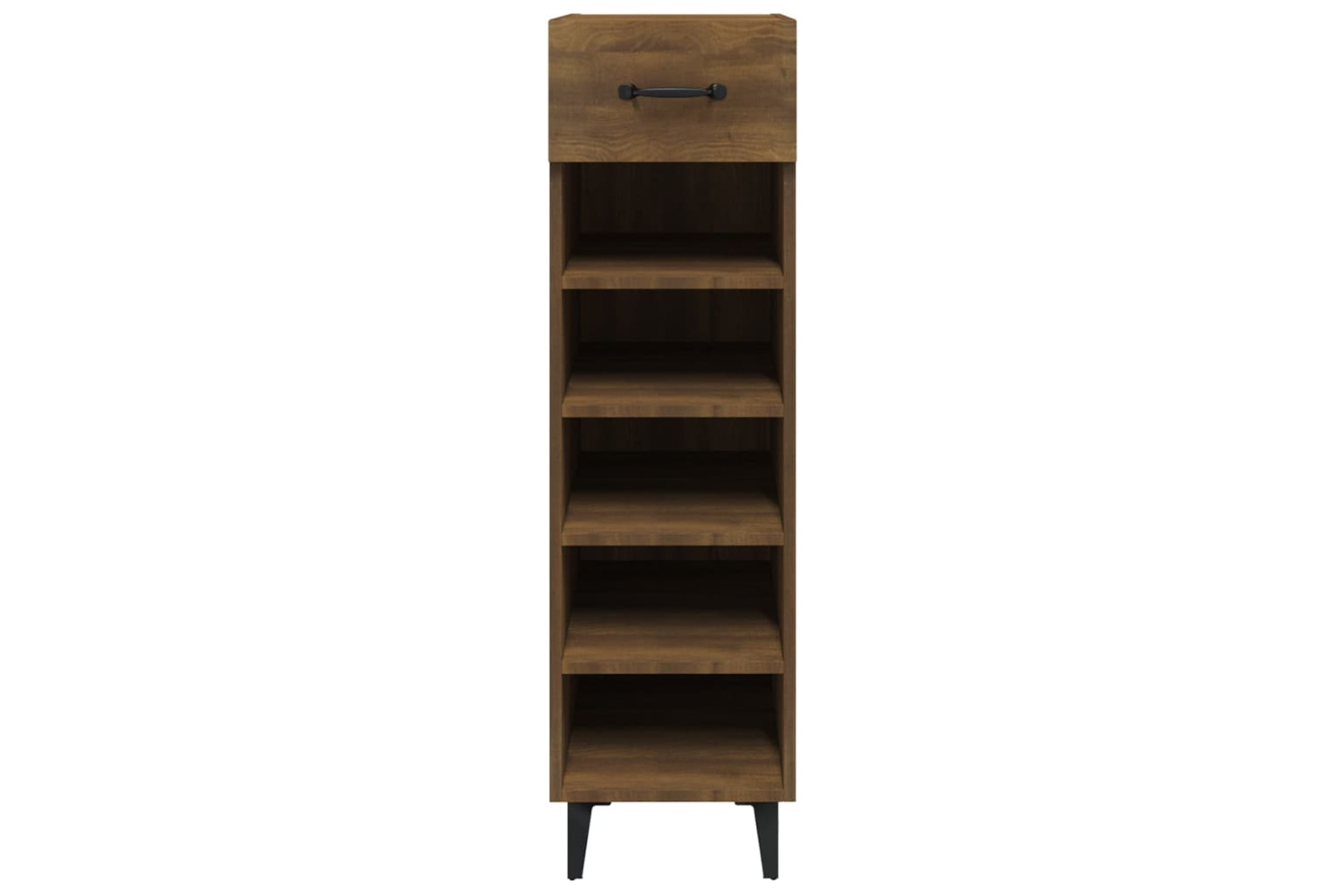 vidaXL 817566 Shoe Cabinet Brown Oak 30x35x105cm Engineered Wood