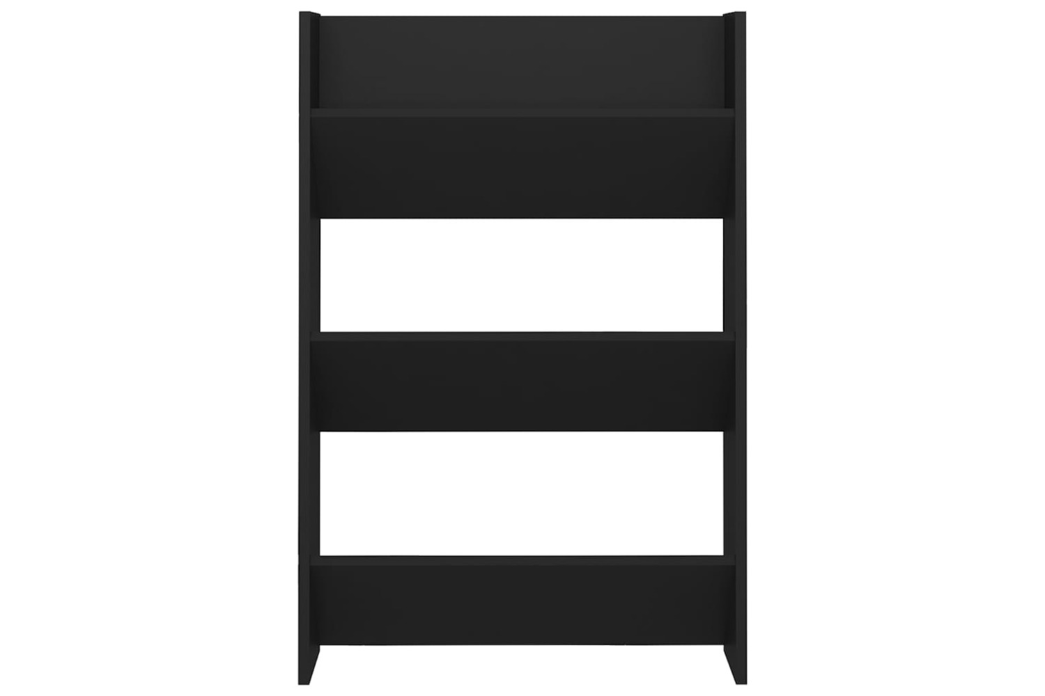 vidaXL 806761 Wall Shoe Cabinet Black 60x18x90cm Engineered Wood
