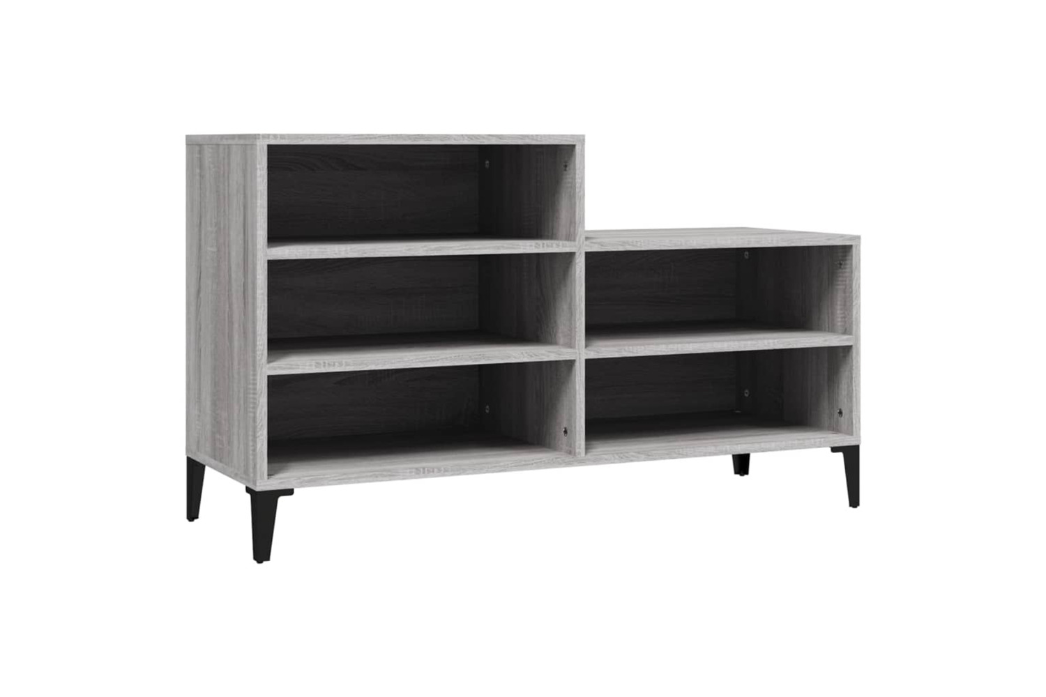 vidaXL 819738 Shoe Cabinet Grey Sonoma 102x36x60cm Engineered Wood