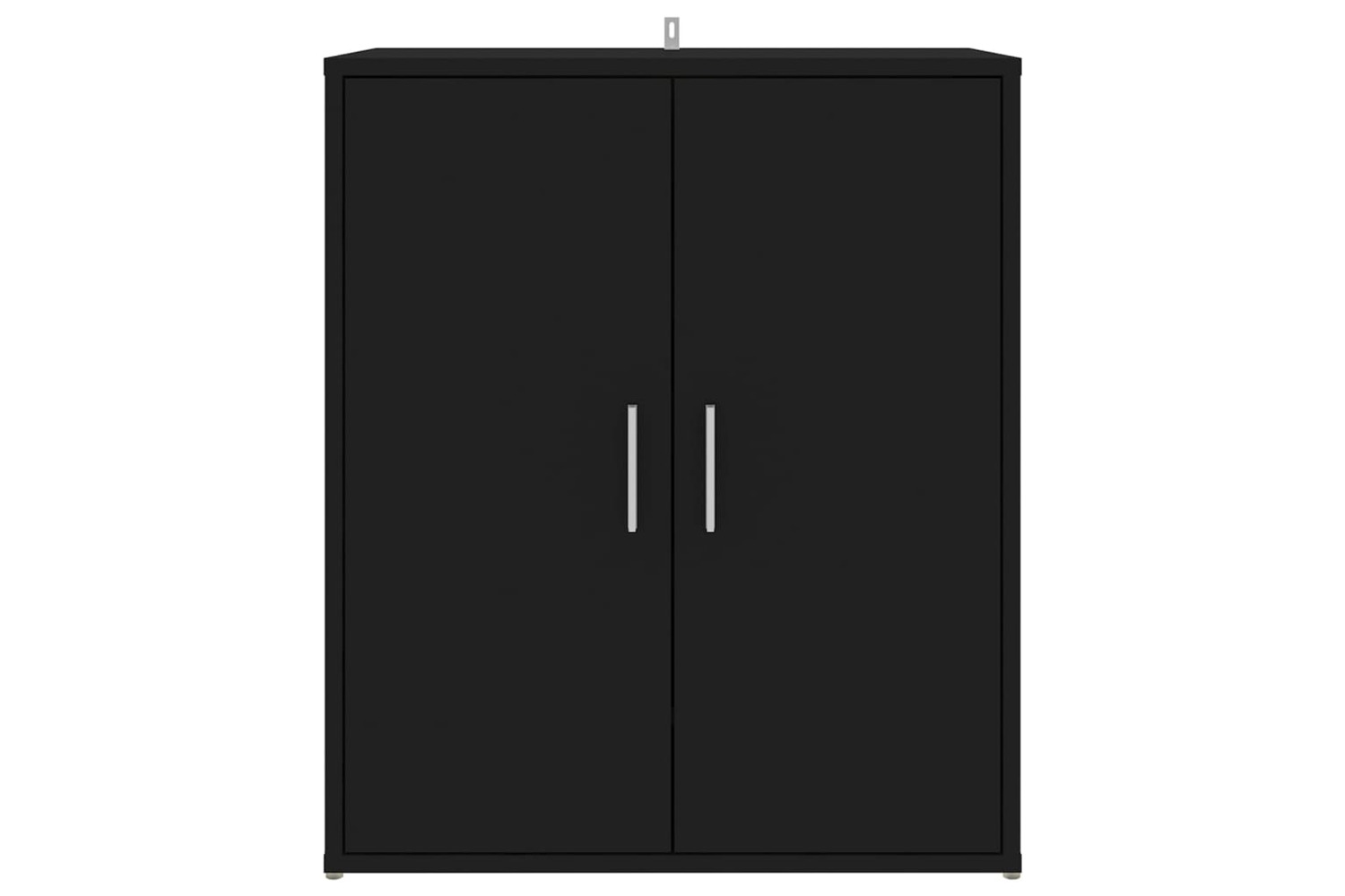 vidaXL 808919 Shoe Cabinet Black 60x35x70cm Engineered Wood