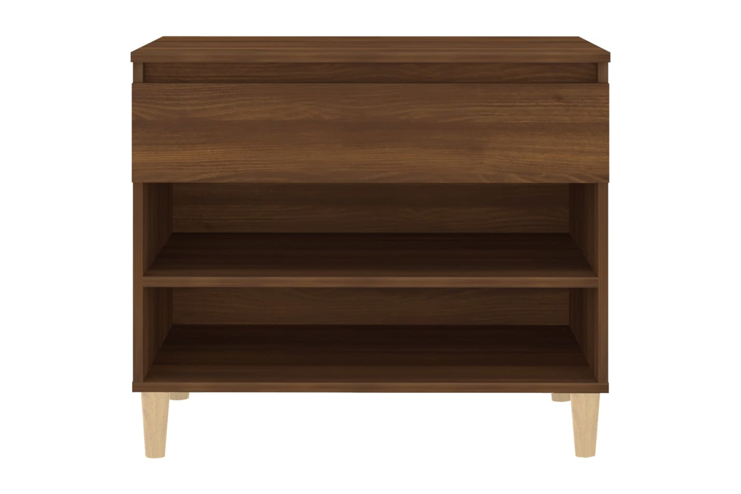 vidaXL 819763 Shoe Cabinet Brown Oak 70x36x60cm Engineered Wood