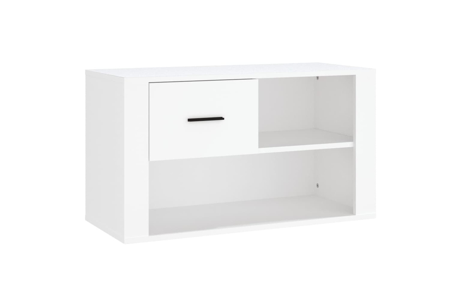 vidaXL 816752 Shoe Cabinet White 80x35x45cm Engineered Wood