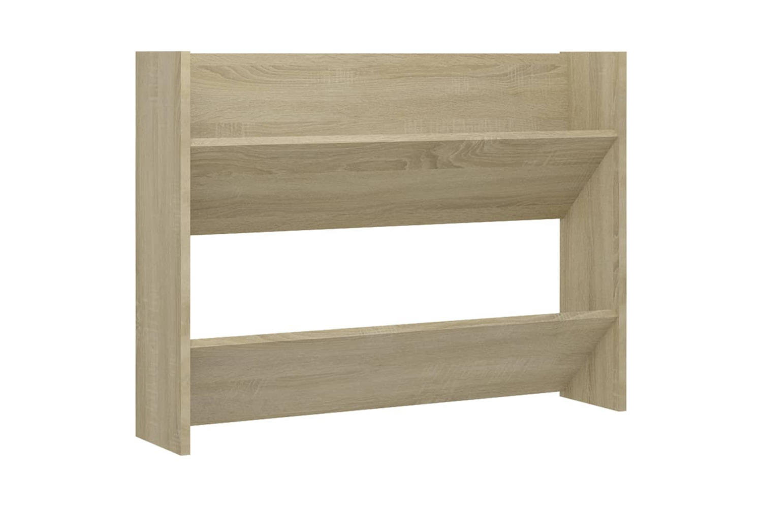 vidaXL 806747 Wall Shoe Cabinet Sonoma Oak 80x18x60cm Engineered Wood