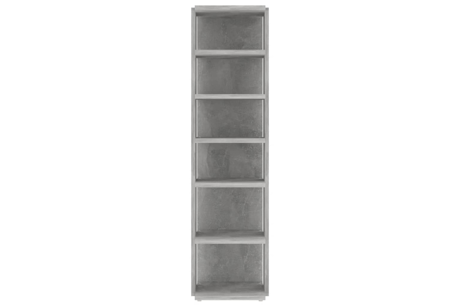 vidaXL 808493 Shoe Cabinet Concrete Grey 27.5x27x102cm Engineered Wood