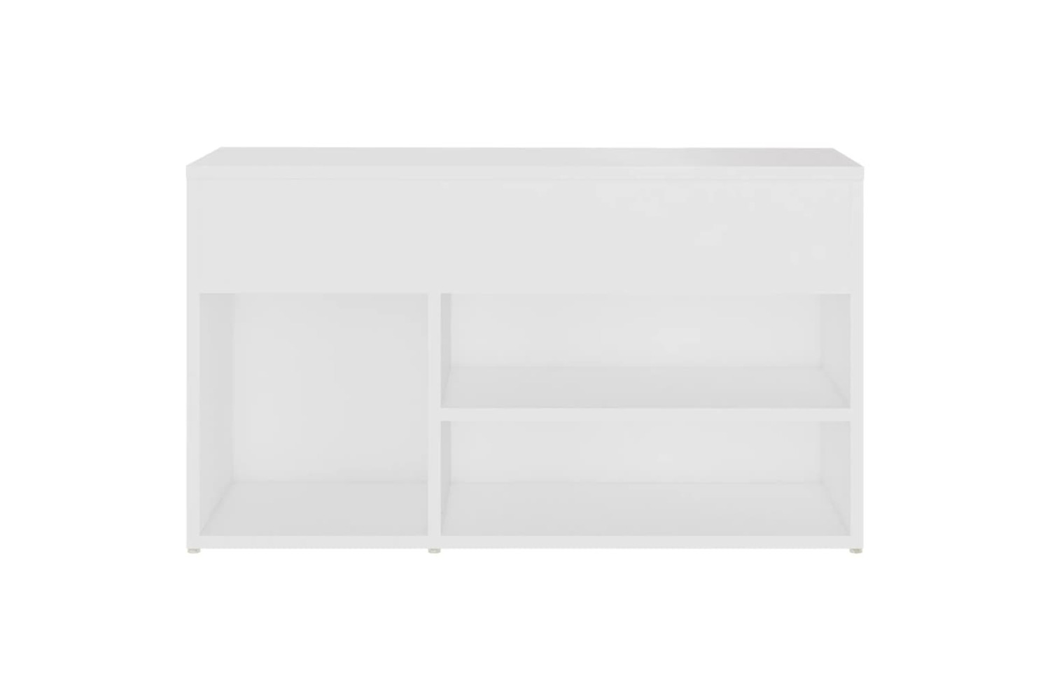 vidaXL 808747 Shoe Bench White 80x30x45cm Engineered Wood