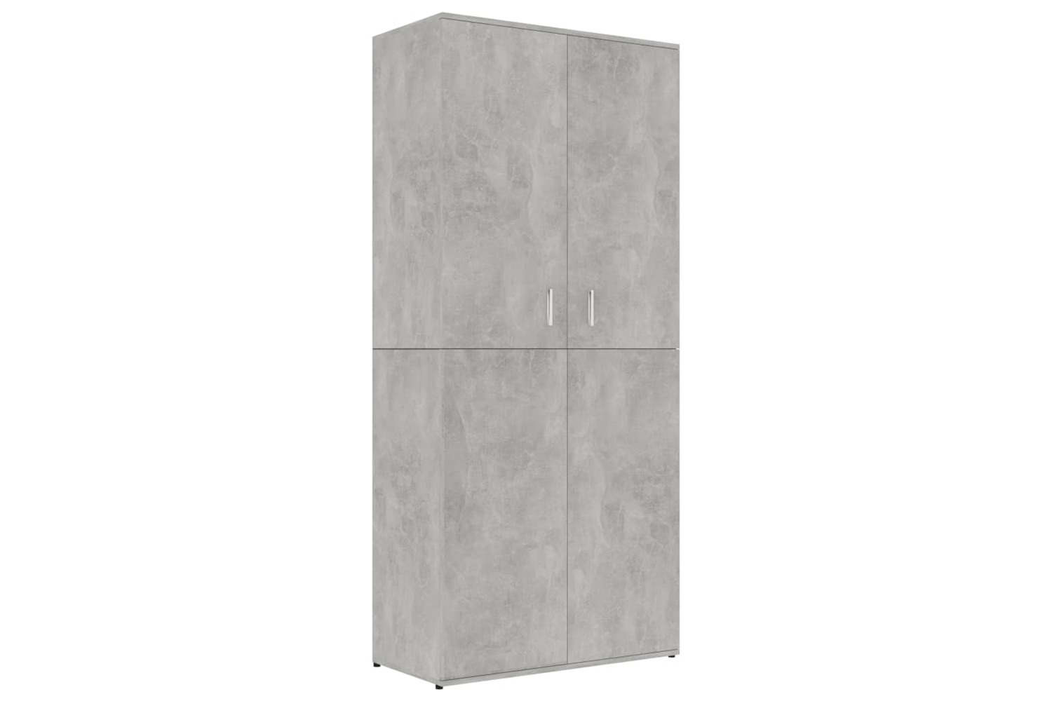 vidaXL 802862 Shoe Cabinet Concrete Grey 80x39x178cm Engineered Wood