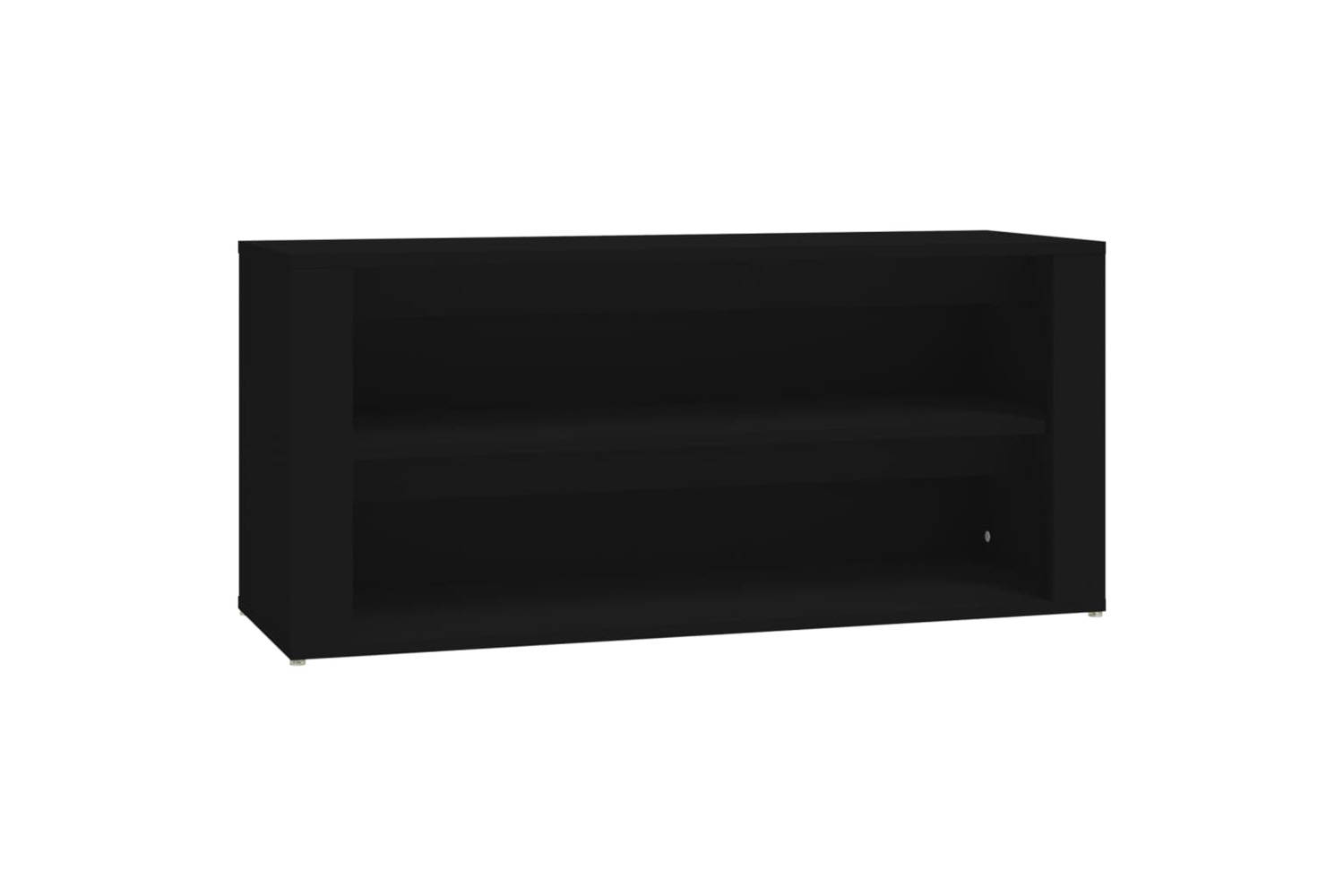 vidaXL 816905 Shoe Rack Black 100x35x45cm Engineered Wood