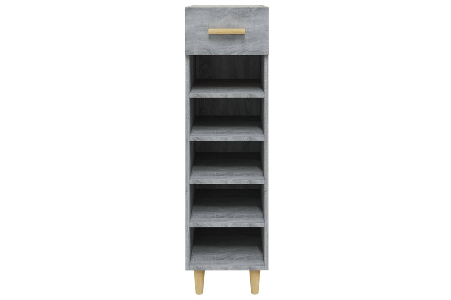 vidaXL 817562 Shoe Cabinet Grey Sonoma 30x35x105cm Engineered Wood