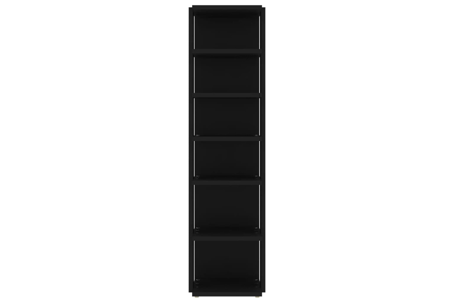 vidaXL 808487 Shoe Cabinet Black 27.5x27x102cm Engineered Wood