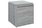 Vidaxl 820518 Box Drawer Grey Sonoma 40.5x40x40 Cm Engineered Wood