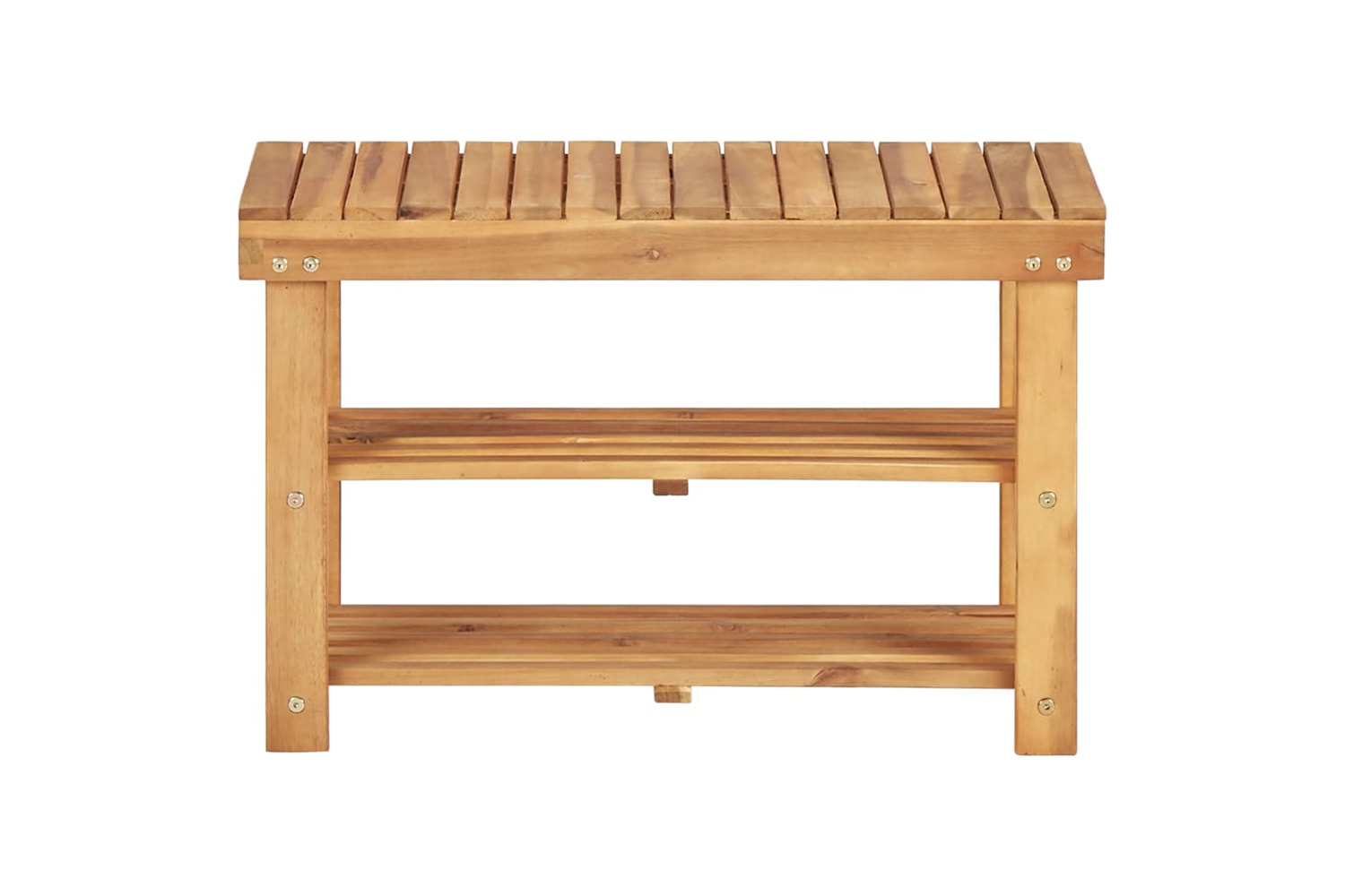 vidaXL 45930 Shoe Rack 70x32x46cm Solid Acacia Wood