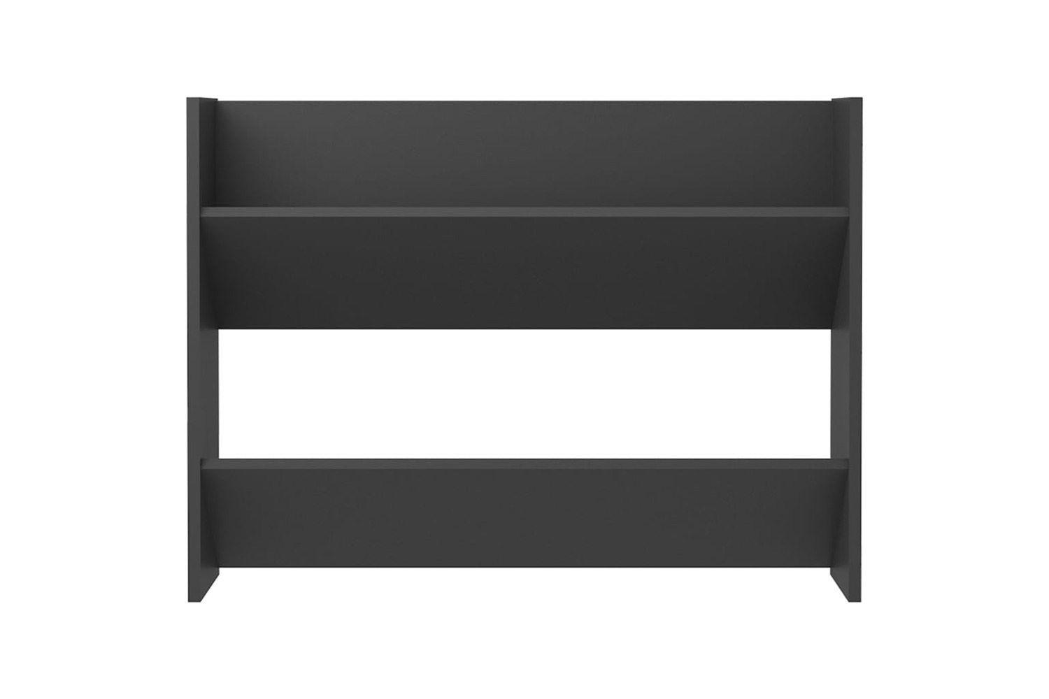 vidaXL 806745 Wall Shoe Cabinet Grey 80x18x60cm Engineered Wood