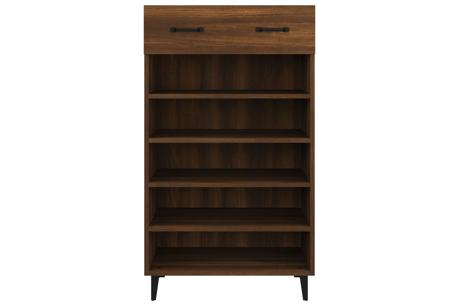 vidaXL 817560 Shoe Cabinet Brown Oak 60x35x105cm Engineered Wood