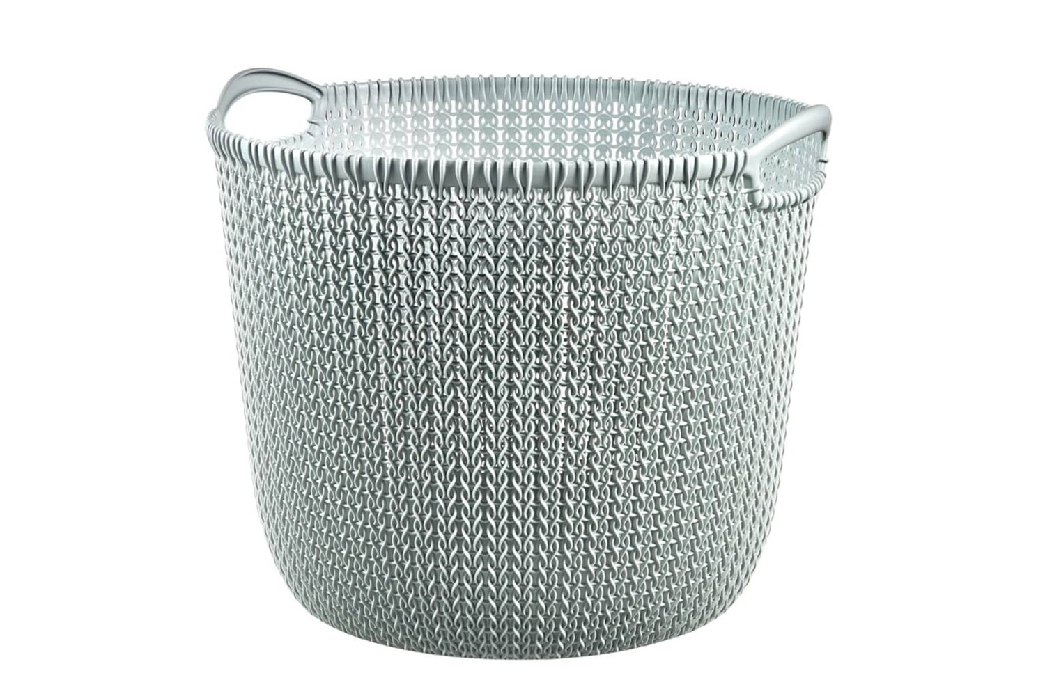 Curver 443842 Storage Basket Knit Round L 30l Misty Blue