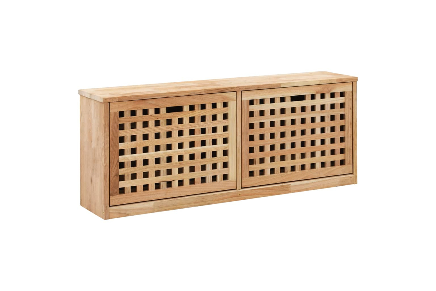 vidaXL 247599 Shoe Storage Bench 94x20x38cm Solid Walnut Wood