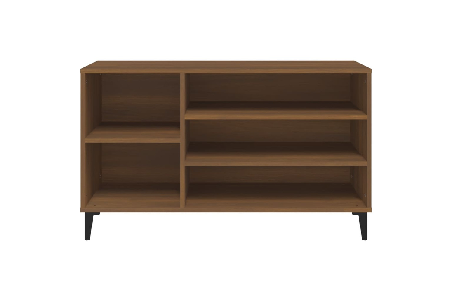 vidaXL 819755 Shoe Cabinet Brown Oak 102x36x60cm Engineered Wood