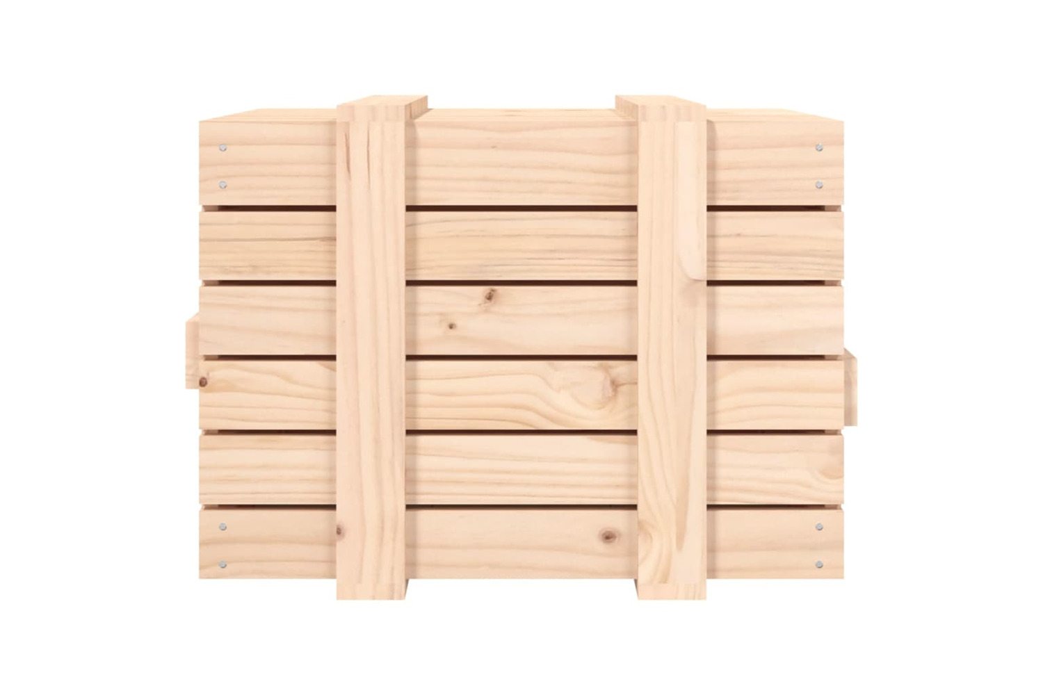 vidaXL 824993 Storage Box 58x40.5x42cm Solid Wood Pine