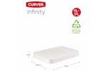 Curver 427238 Infinity Storage Box Set 4 Pcs With Lid 11l+17l White