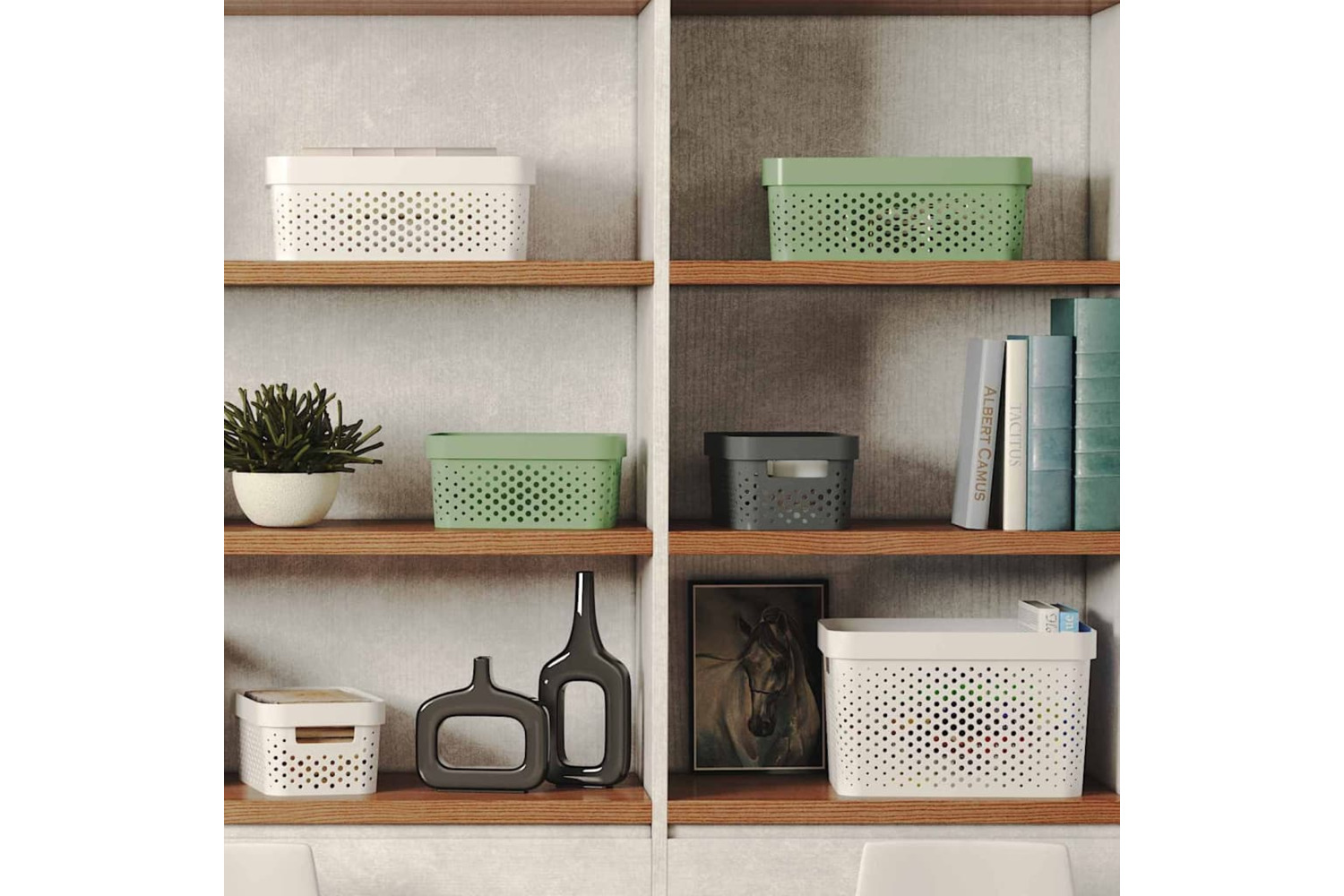 Curver 427238 Infinity Storage Box Set 4 Pcs With Lid 11l+17l White