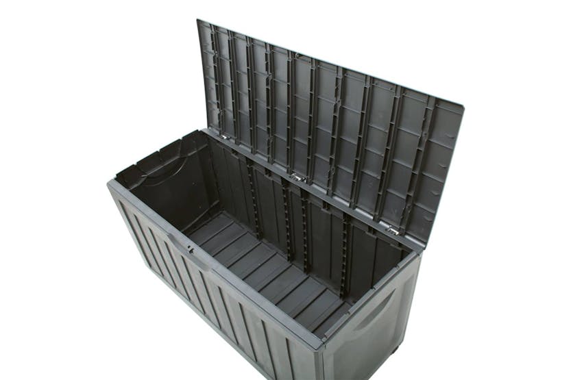 Vidaxl 153887 Storage Box Black 118x53x57 Cm Polypropylene