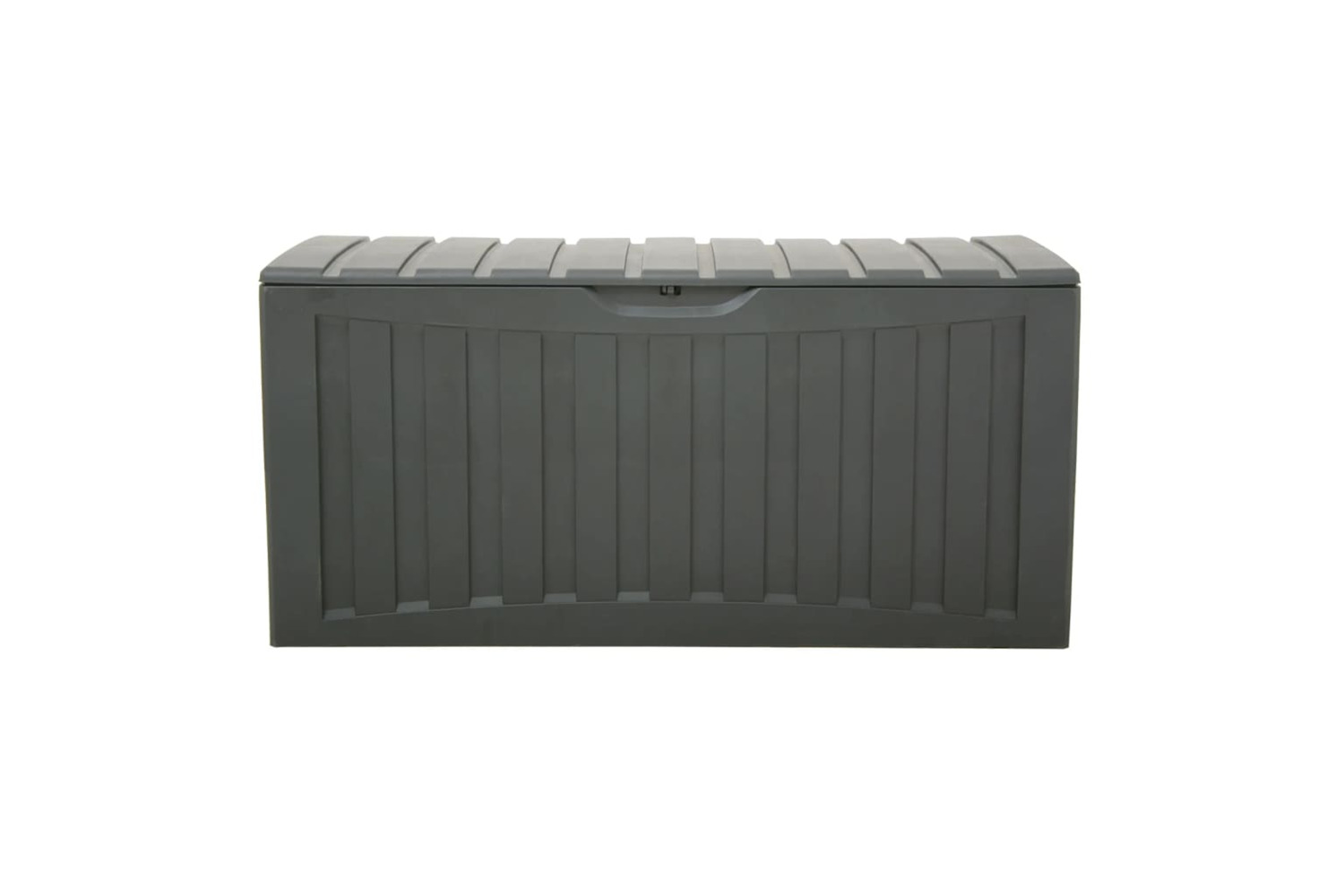 vidaXL 153887 Storage Box Black 118x53x57cm Polypropylene