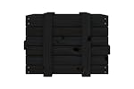 Vidaxl 824997 Storage Box Black 58x40.5x42 Cm Solid Wood Pine