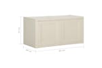 Vidaxl 340611 Cushion Box Vanilla Ice 86x40x42 Cm 85 L