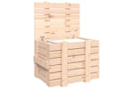 Vidaxl 824993 Storage Box 58x40.5x42 Cm Solid Wood Pine