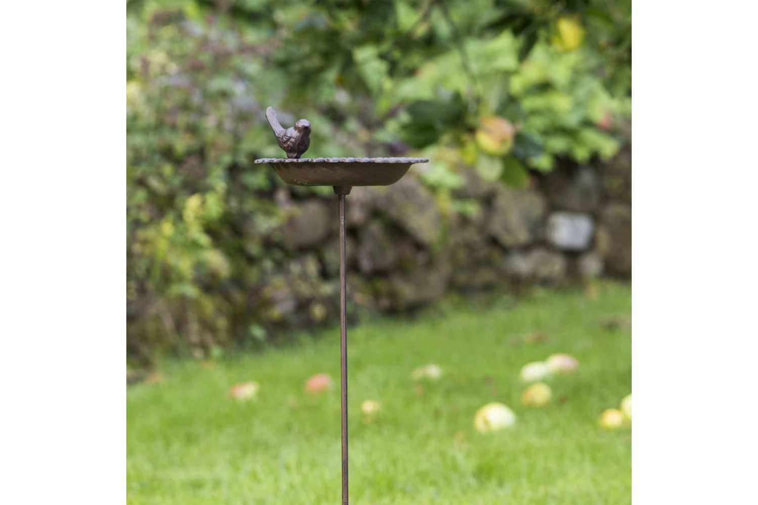 Hi 429171 Cast Iron Bird Bath/drink Tray Brown