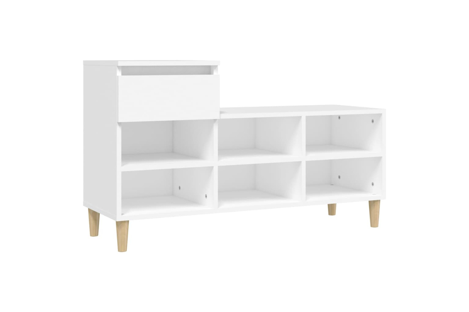vidaXL 821204 Shoe Cabinet White 102x36x60cm Engineered Wood