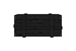 Vidaxl 825002 Storage Box Black 91x40.5x42 Cm Solid Wood Pine