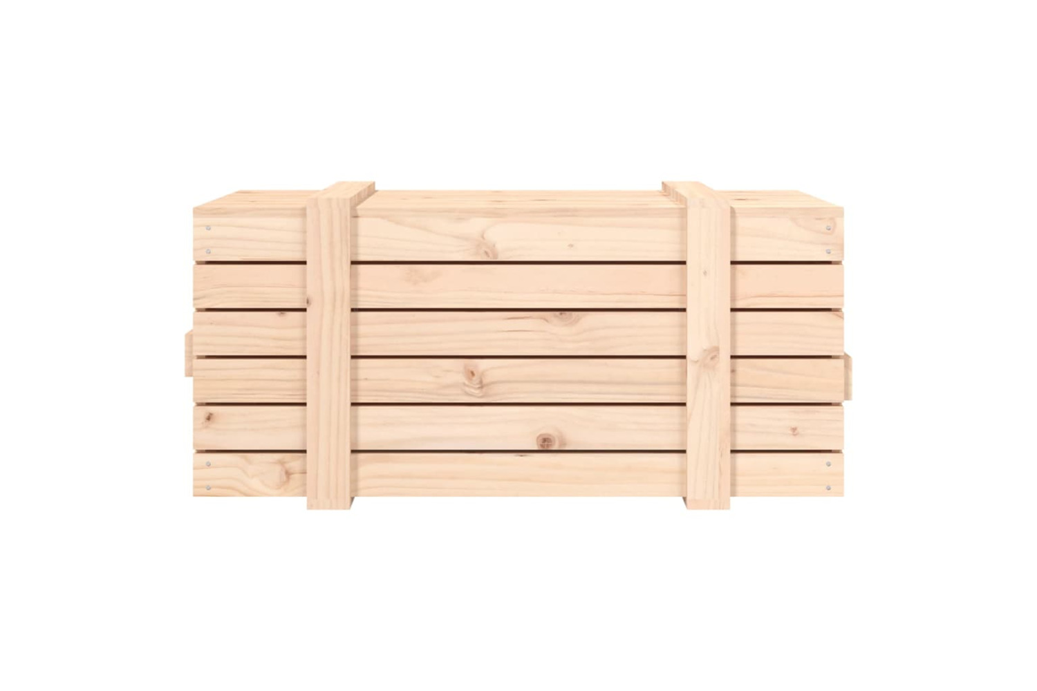 vidaXL 824998 Storage Box 91x40.5x42cm Solid Wood Pine