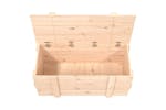 Vidaxl 824998 Storage Box 91x40.5x42 Cm Solid Wood Pine