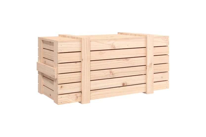 Vidaxl 824998 Storage Box 91x40.5x42 Cm Solid Wood Pine