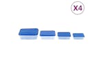 Vidaxl Food Storage Containers With Lids 16 Pcs Pp