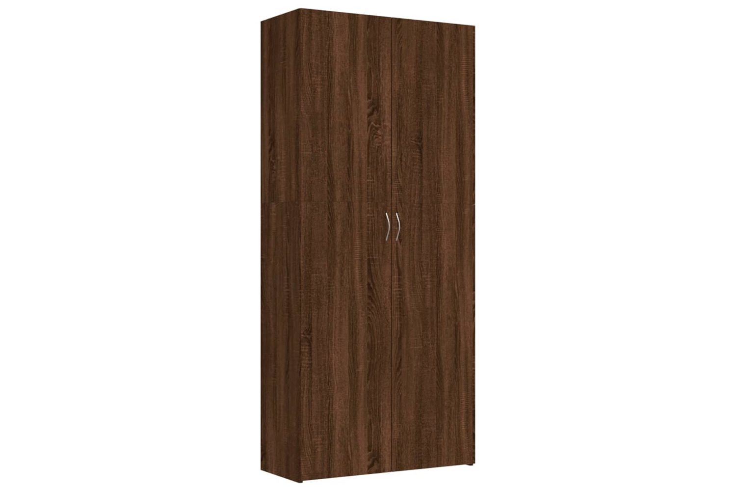 vidaXL 815278 Shoe Cabinet Brown Oak 80x35.5x180cm Engineered Wood