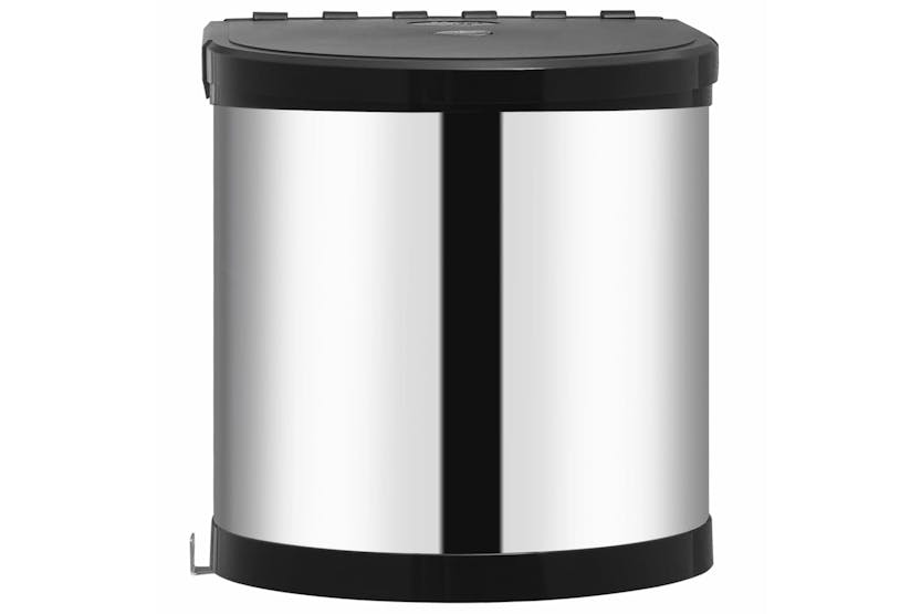 Vidaxl 51171 Kitchen Built-in Dust Bin Stainless Steel 8 L