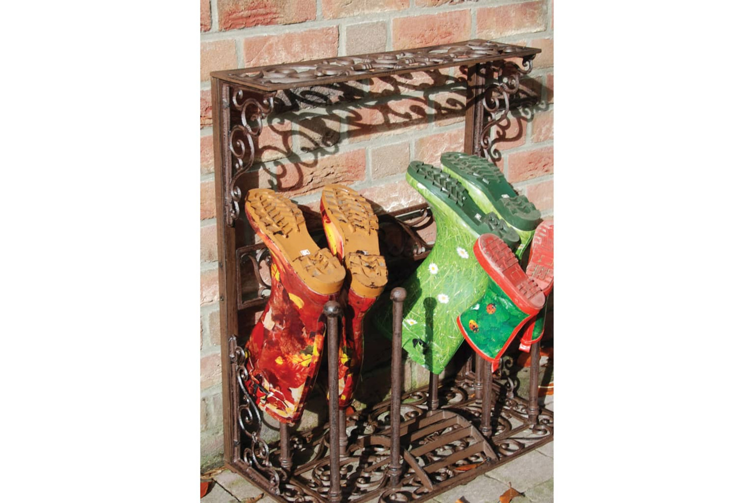 Esschert Design 411475 Boot Rack Size L Cast Iron Lh44