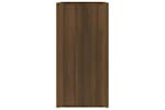 Vidaxl 816016 Shoe Cabinet Brown Oak 60x35x70 Cm Engineered Wood