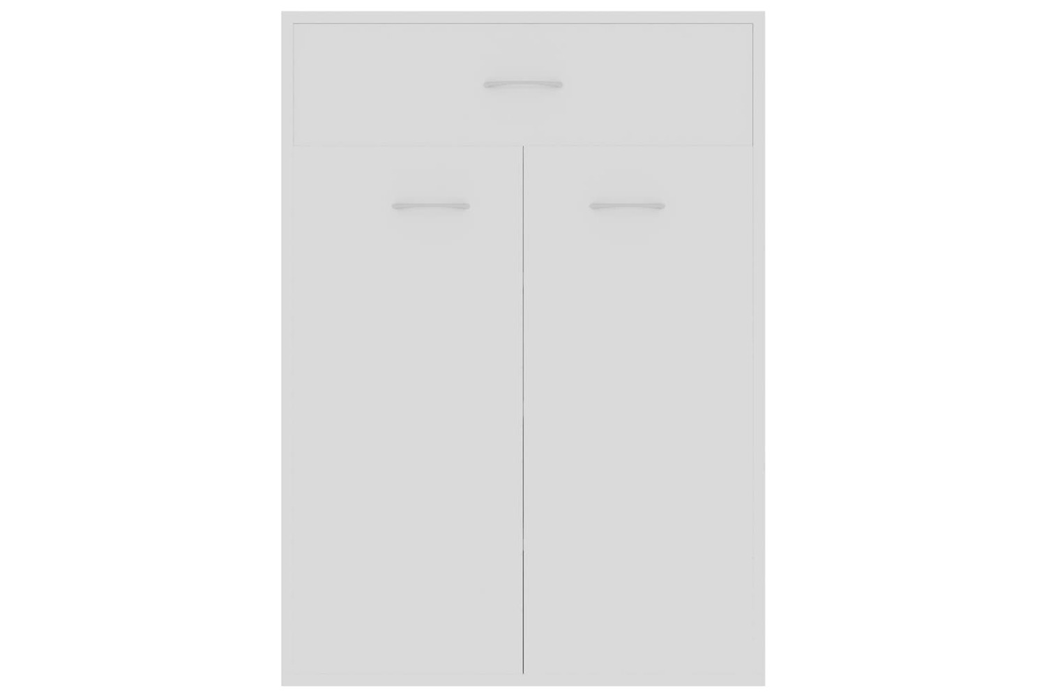 vidaXL 801071 Shoe Cabinet White 60x35x84cm Engineered Wood