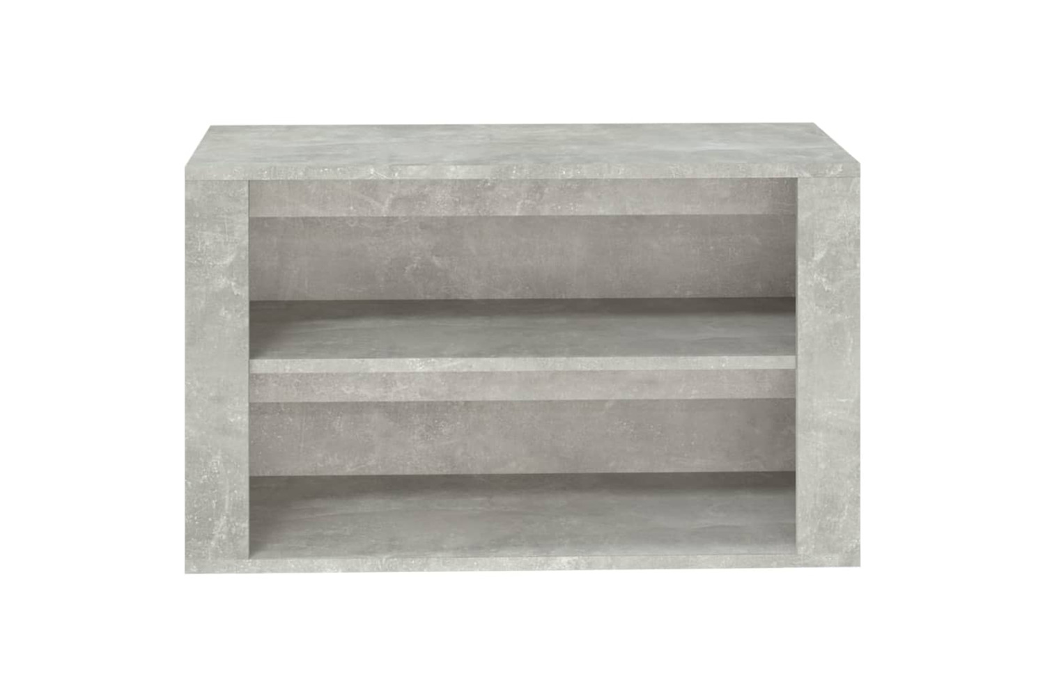 vidaXL 816900 Shoe Rack Concrete Grey 75x35x45cm Engineered Wood