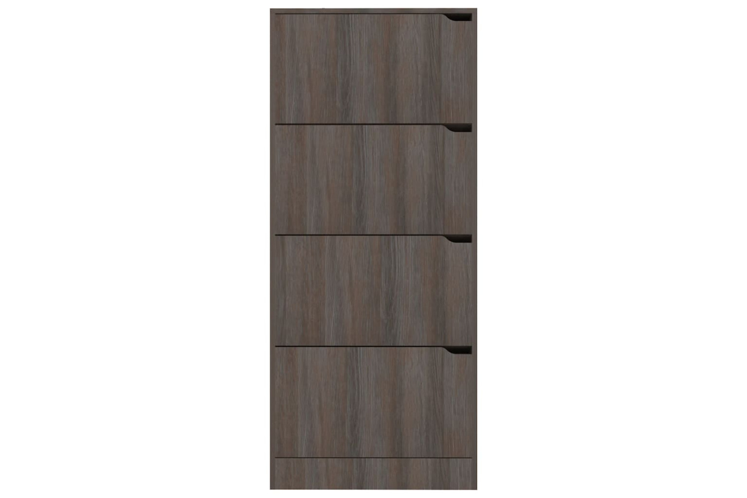 vidaXL 338135 Shoe Cabinet With 4 Doors Grey Sonoma Oak 59x24x136cm Engineered Wood
