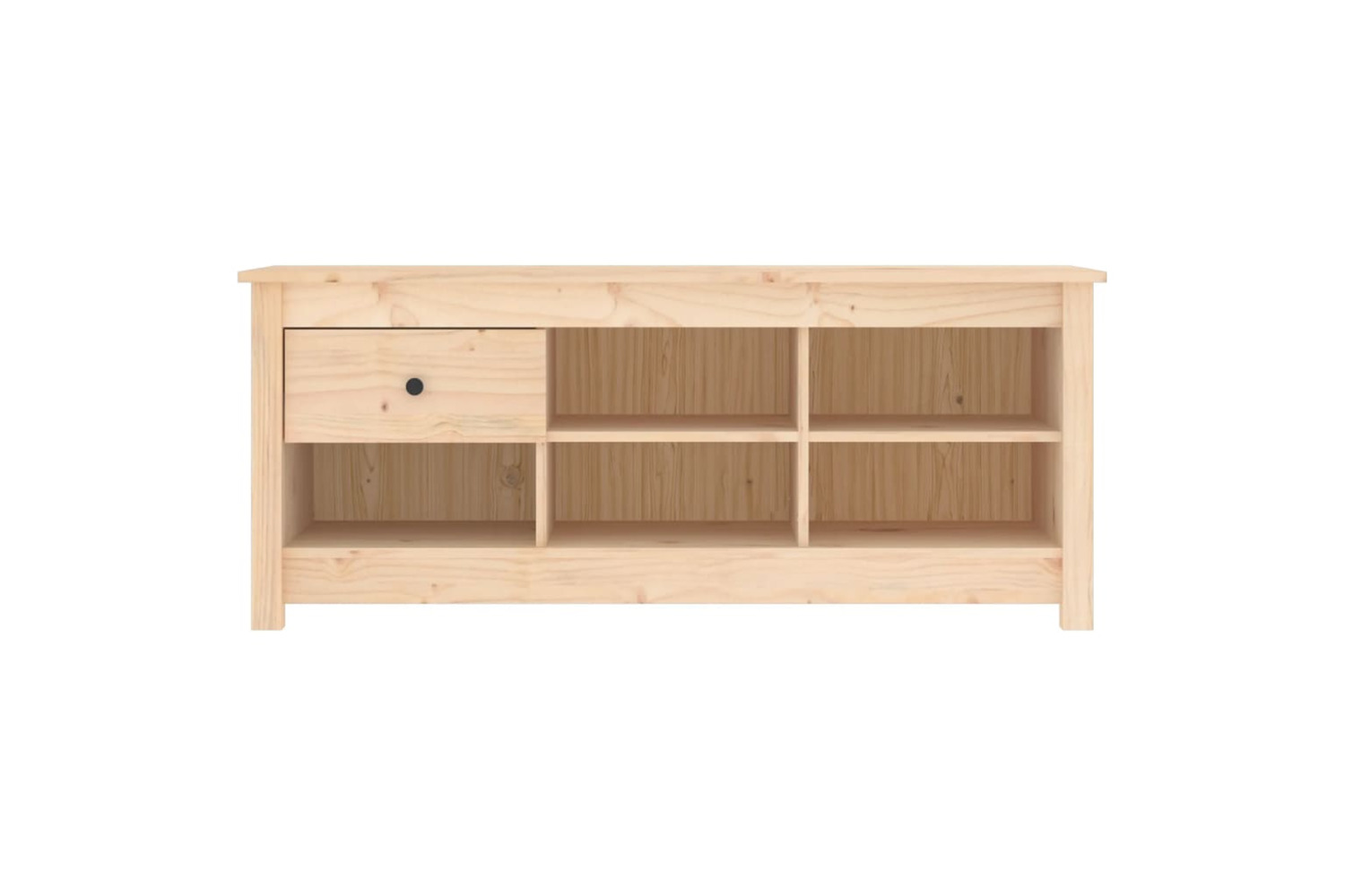vidaXL 814594 Shoe Cabinet 110x38x45.5cm Solid Wood Pine