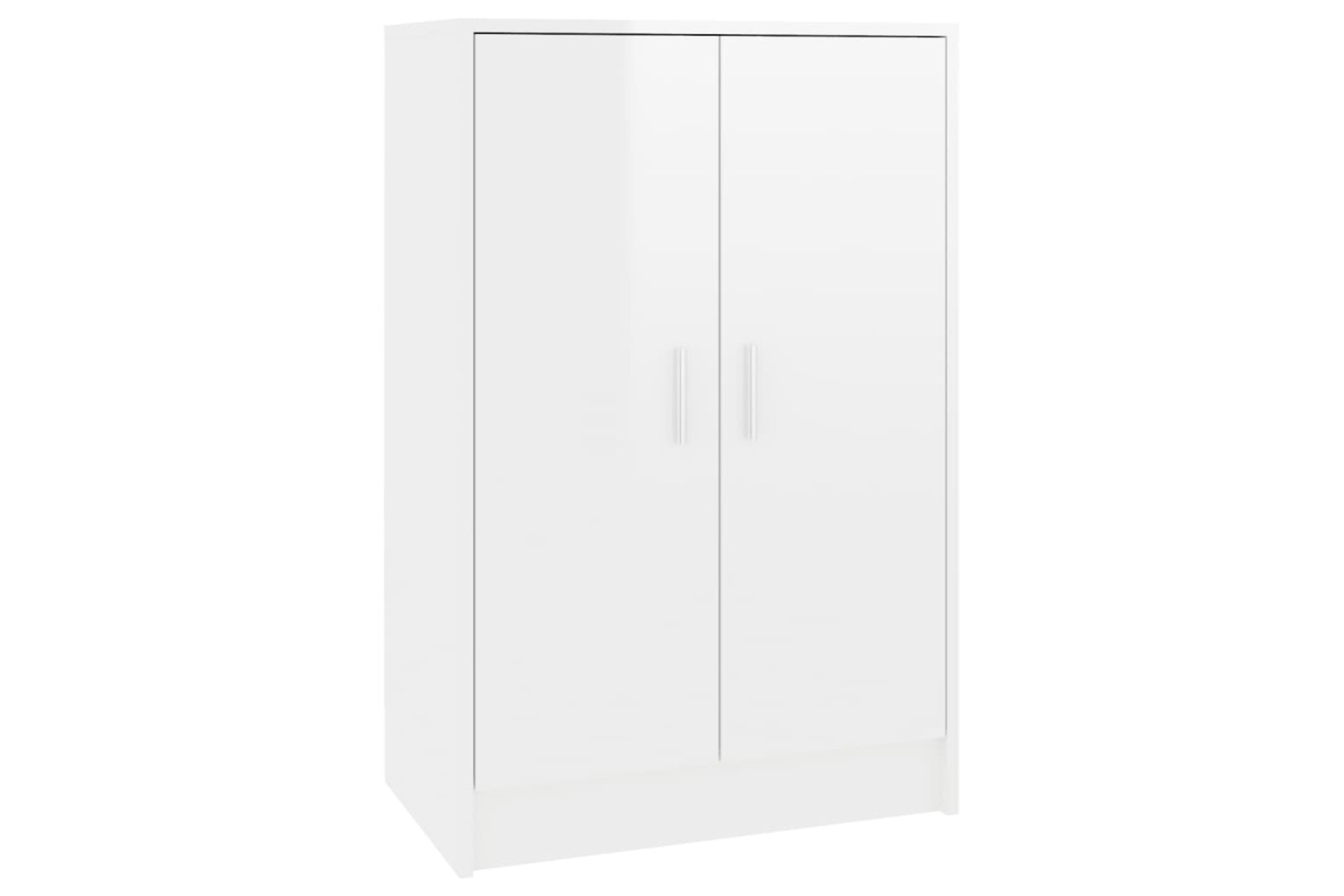 vidaXL Shoe Cabinet High Gloss White 60x35x92cm Engineered Wood